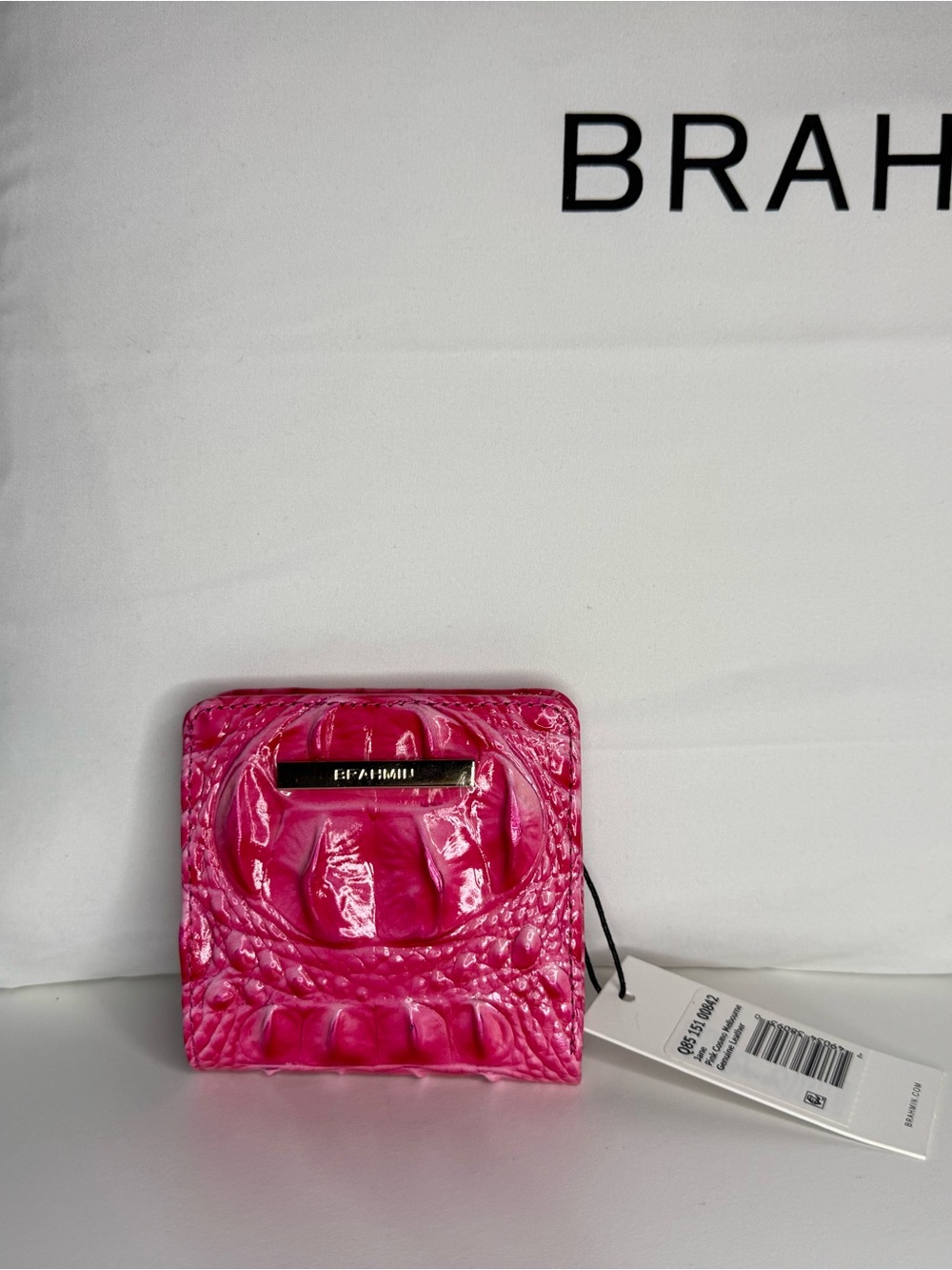 Brahmin Jane wallet in Pink Cosmo
